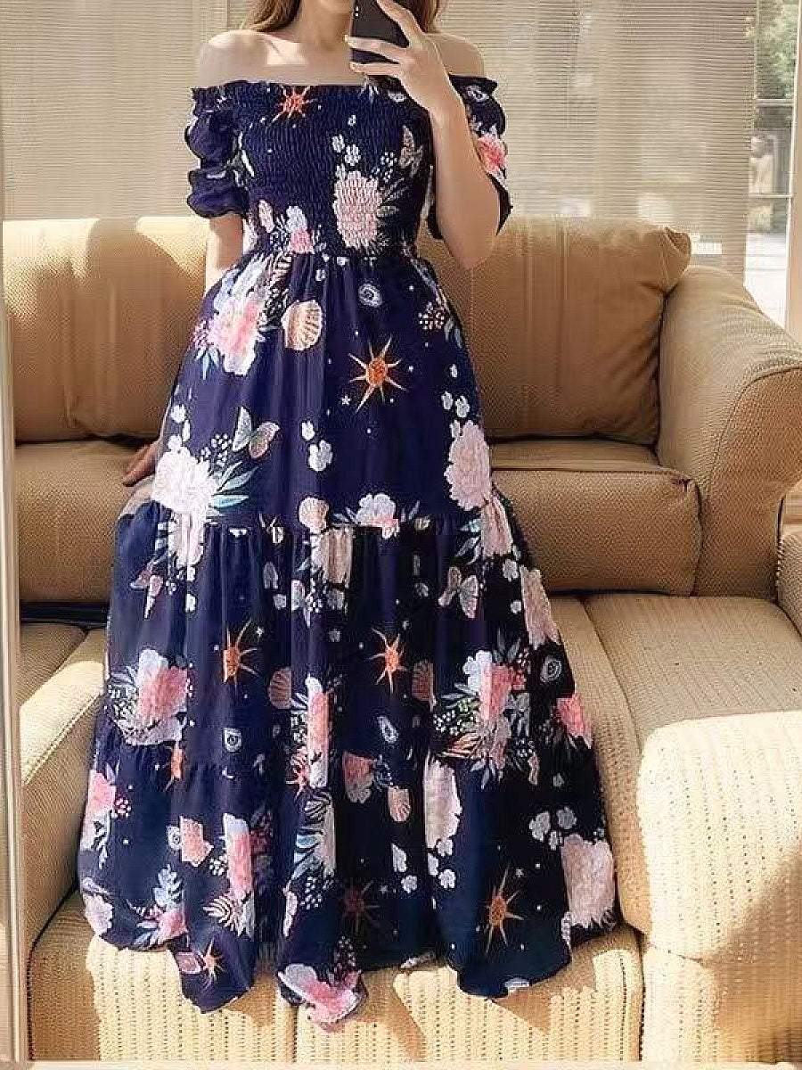 2025 Spring Summer Elegant Floral Dress