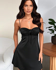 Summer A-Line Cami Dress with Tie Design