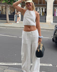 Summer Cotton Two-Piece Set for Women