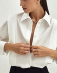 Chic French Style Long Sleeve Shirt for Women