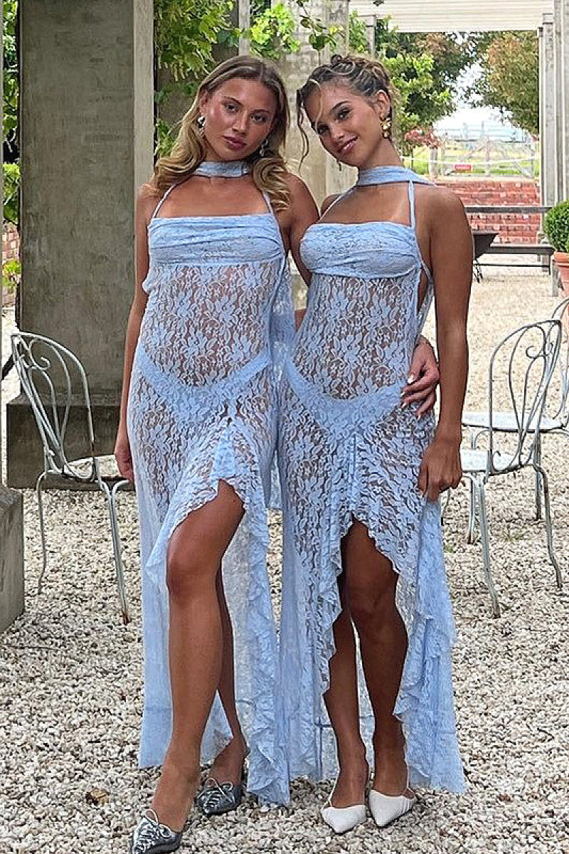 New European and American Style Lace Camisole Dress
