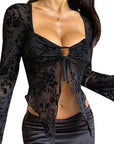 Sexy Slim Fit Long Sleeve Cardigan Top