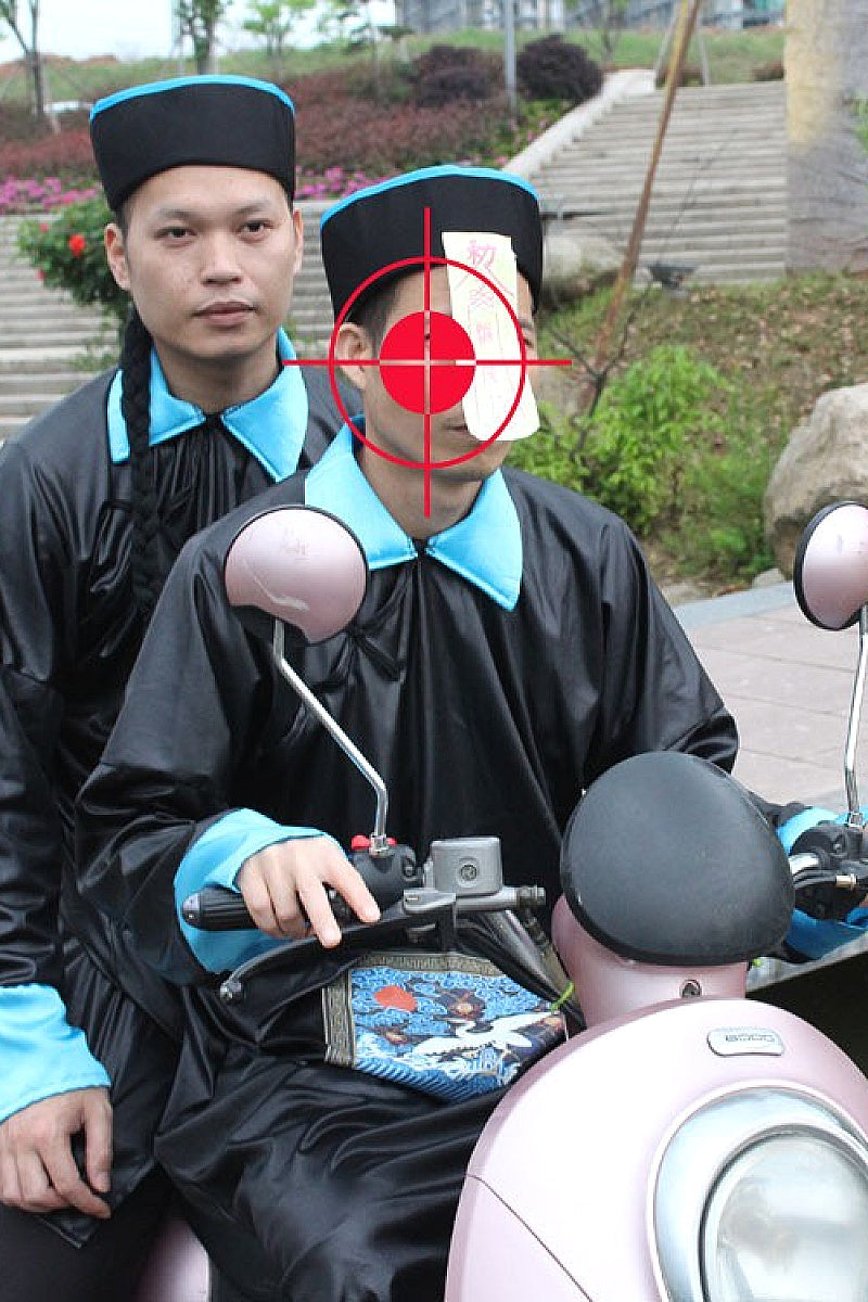 Halloween Chinese Zombie Costume for Adults