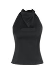 Spring Fashionable Women's Satin Backless Top