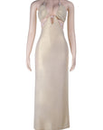 Summer Sexy Backless Dress with Chain Design