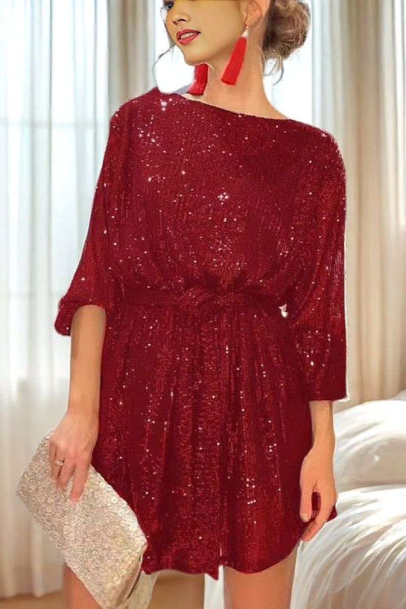 2026 Sparkling Sequin Dress for Parties