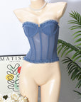 Lace Sexy French Style Sweetheart Top