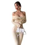 Elegant Off Shoulder Jumpsuit for Autumn