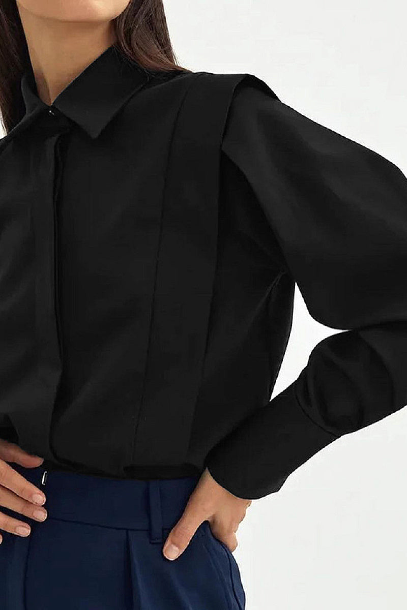 Chic French Style Long Sleeve Shirt for Women