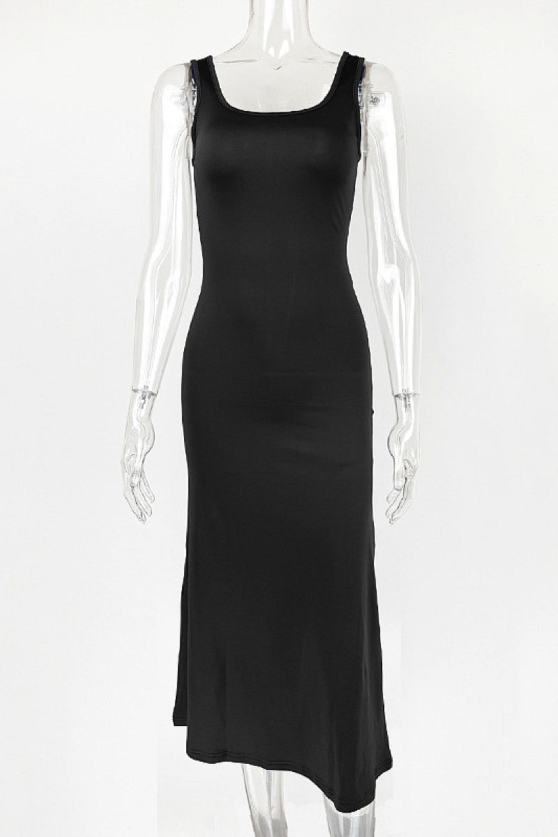Sleeveless A-Line Dress for Summer