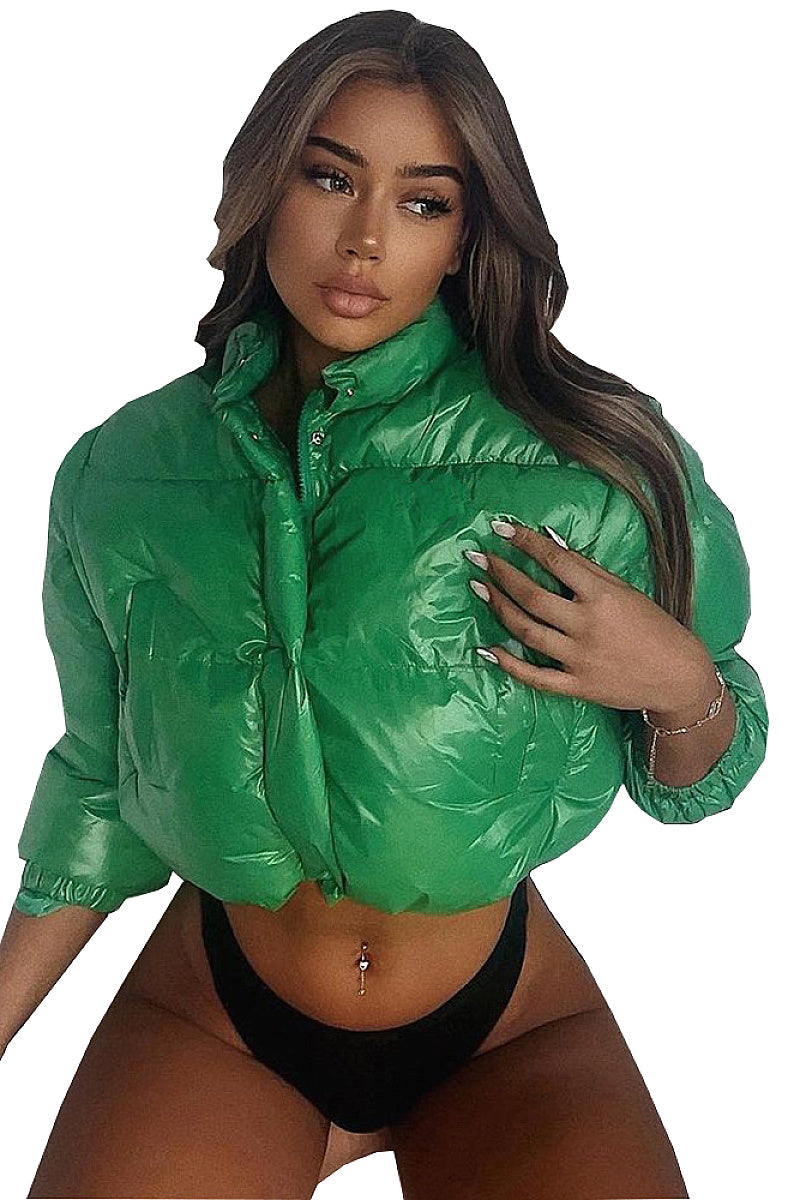 Trendy Women's Long Sleeve Cotton Jacket