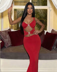Sexy Hollow Out Mermaid Dress for Women