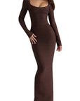 Spring Sexy Off-Shoulder Long Sleeve Dress